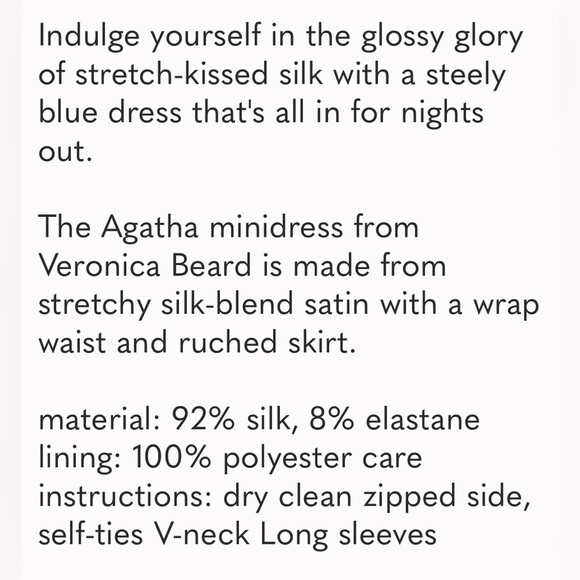 VERONICA BEARD AGATHA DRESS NWT - Picture 13 of 16